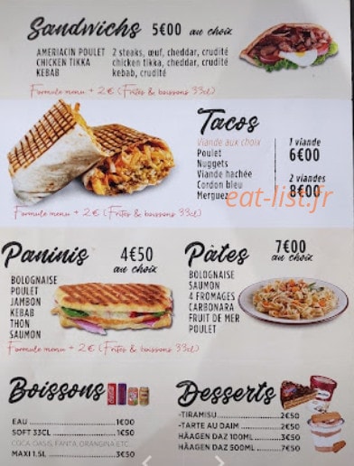 O'taste food — carte page 3