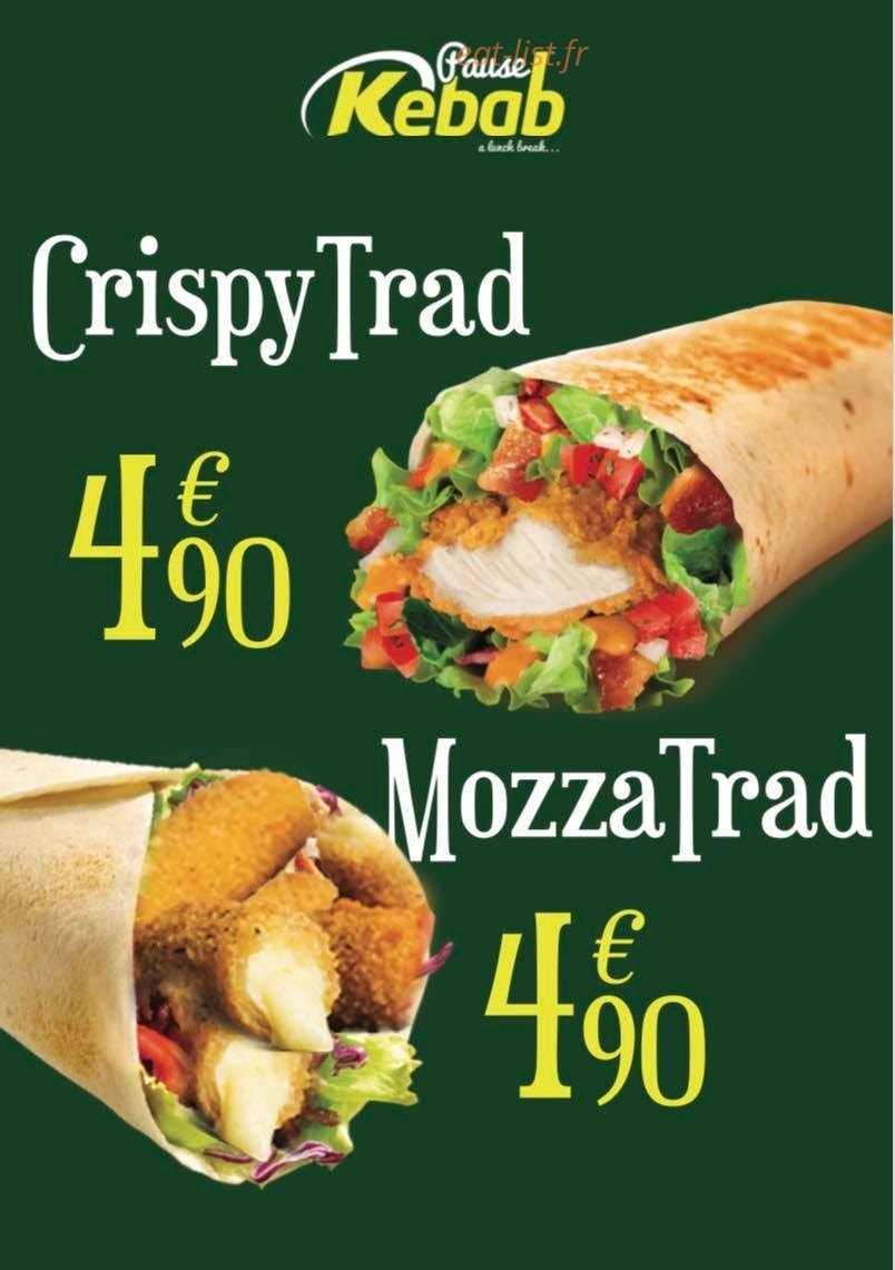 Pause Kebab — carte page 3