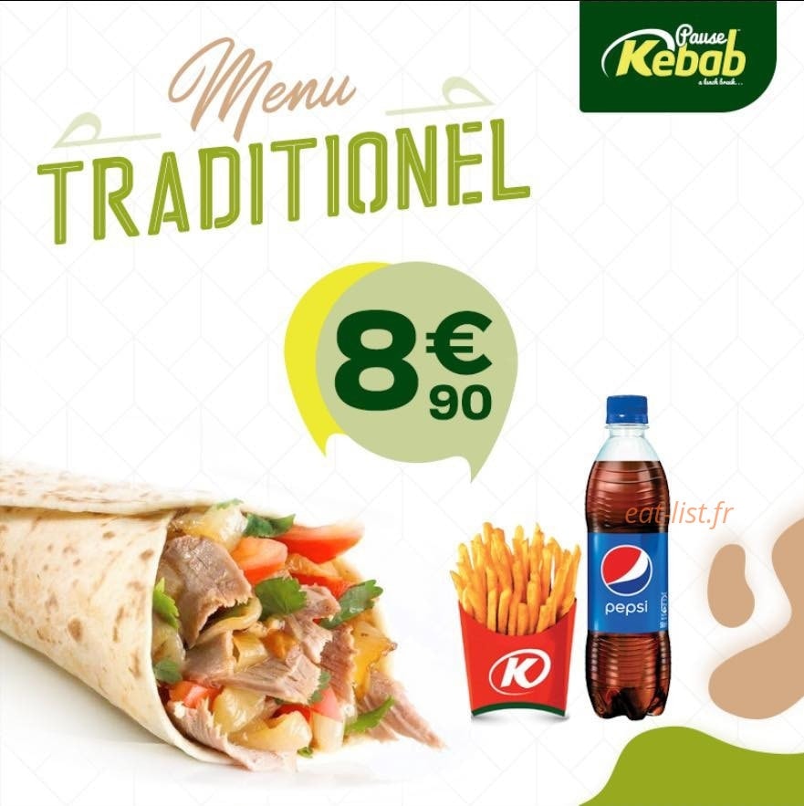 Pause Kebab — carte page 2
