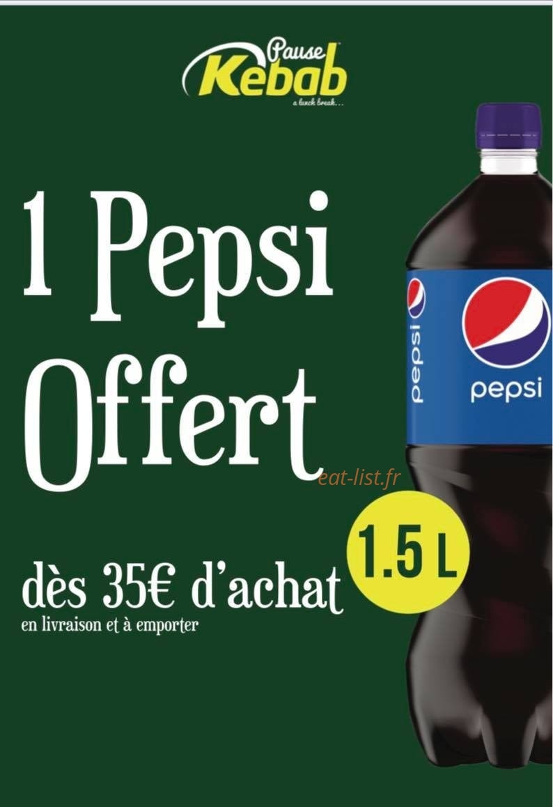 Pause Kebab — carte page 1