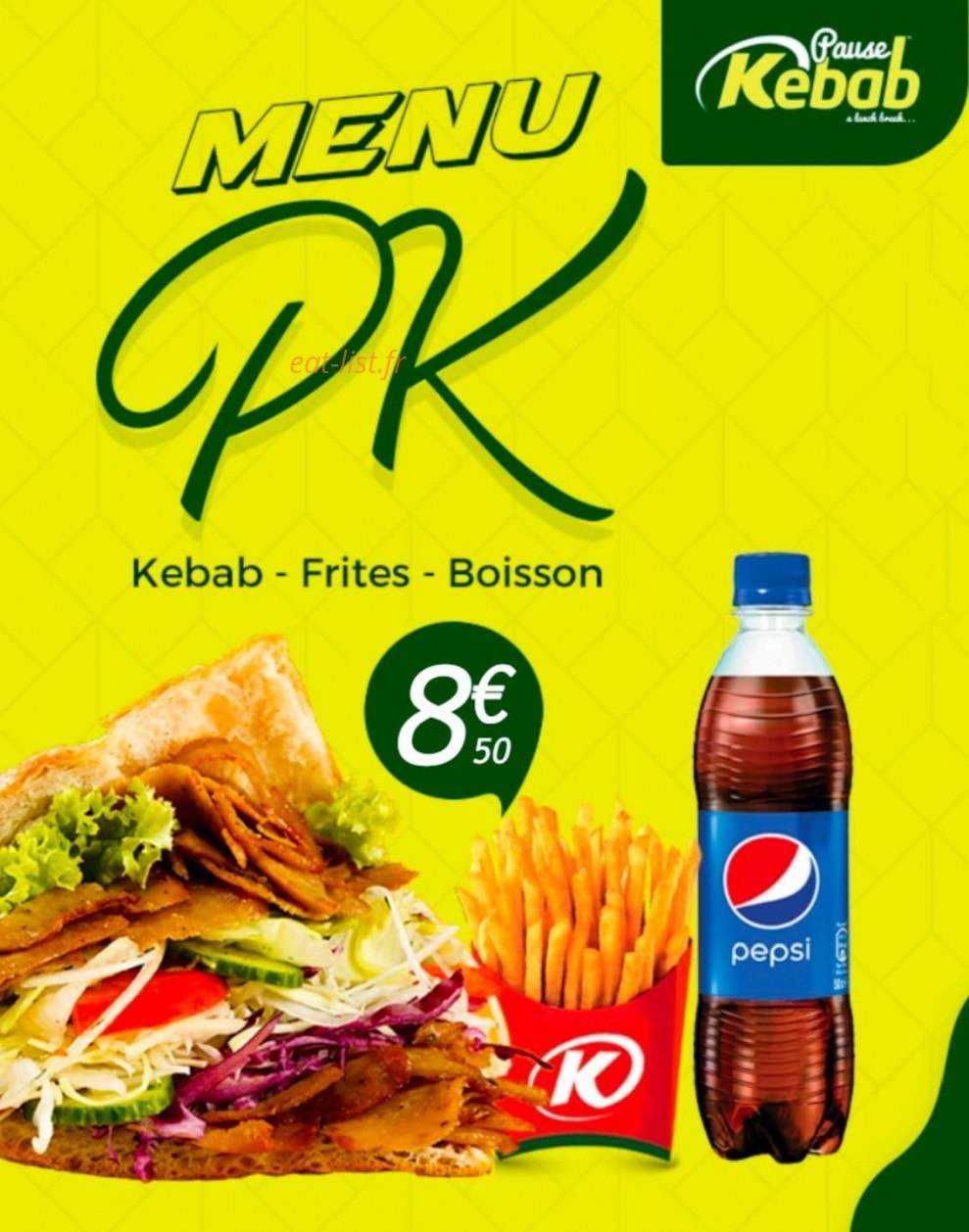 Pause Kebab — carte page 4