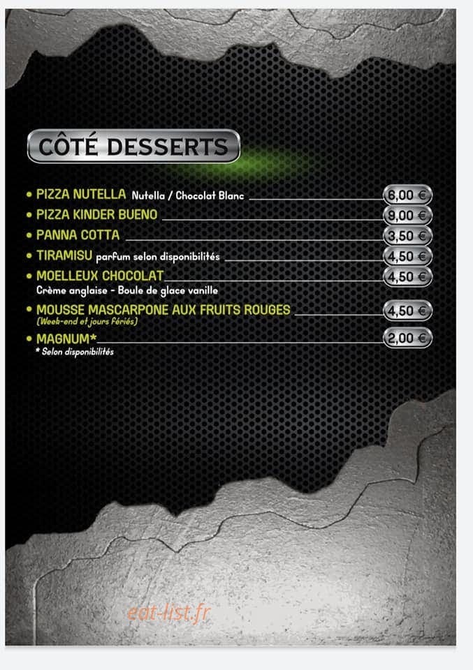 Pizz'A'Pat — carte page 5