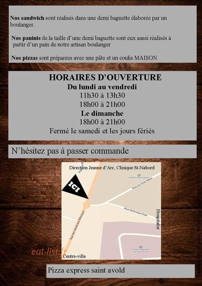 Pizza Express — carte page 4