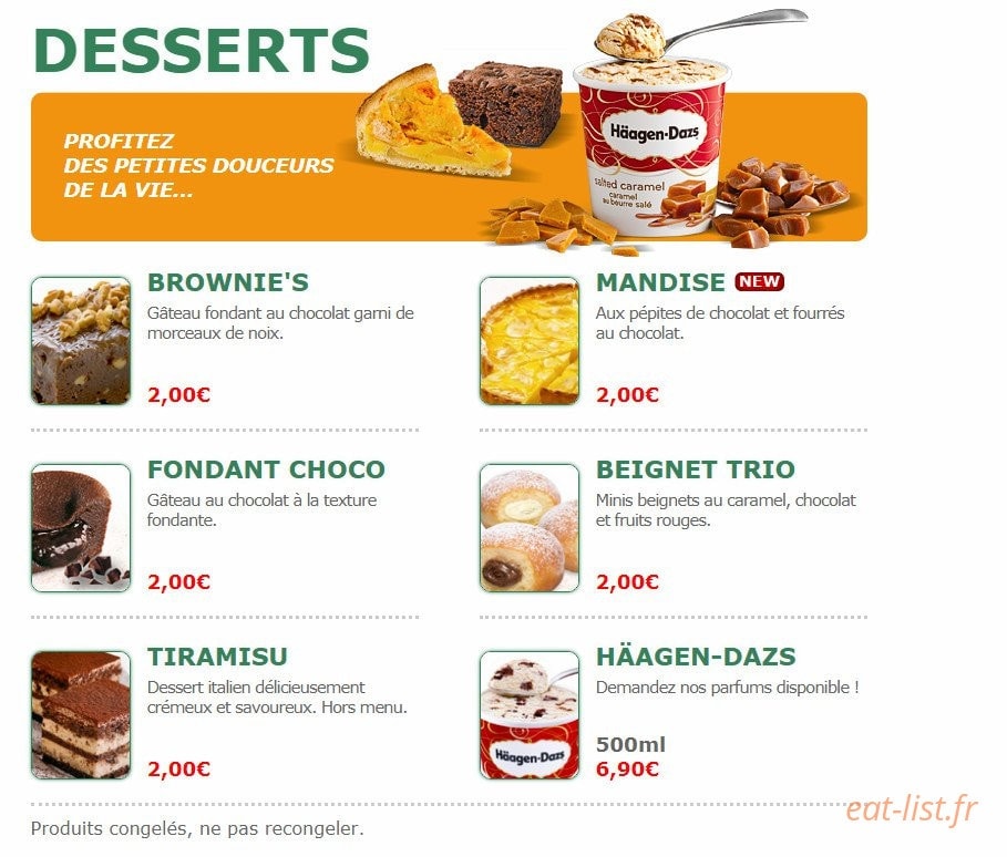 Pizza Tasty — carte page 8