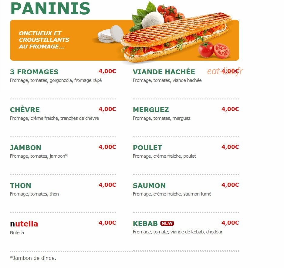 Pizza Tasty — carte page 5