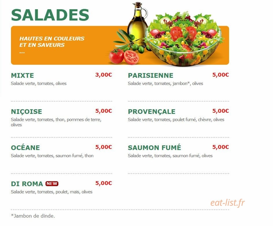 Pizza Tasty — carte page 4