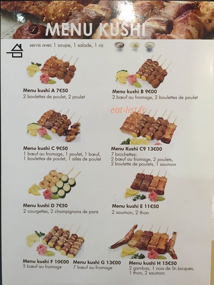 Tokyo Sushi — carte page 6