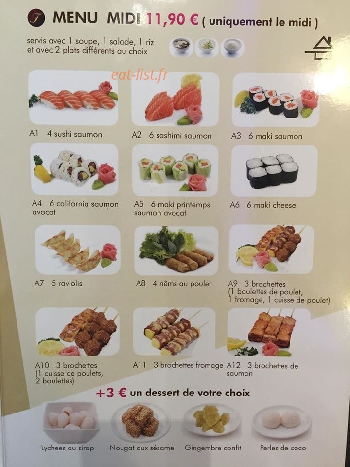 Tokyo Sushi — carte page 7