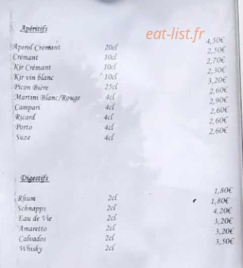 Le Relais Des Gourmands — carte page 2