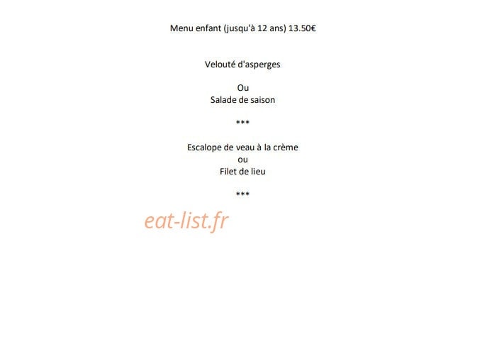 Auberge du Cygne — carte page 7