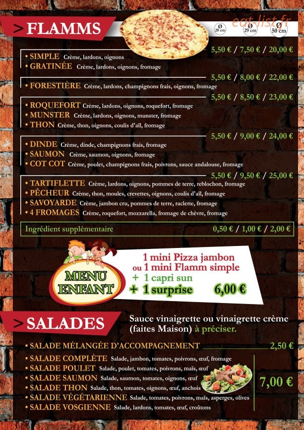 Pizza Mama — carte page 4