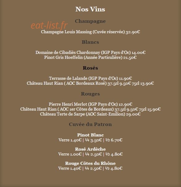 Le Cocon — carte page 2