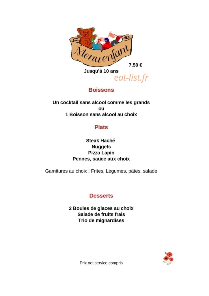 Le coquelicot — carte page 7