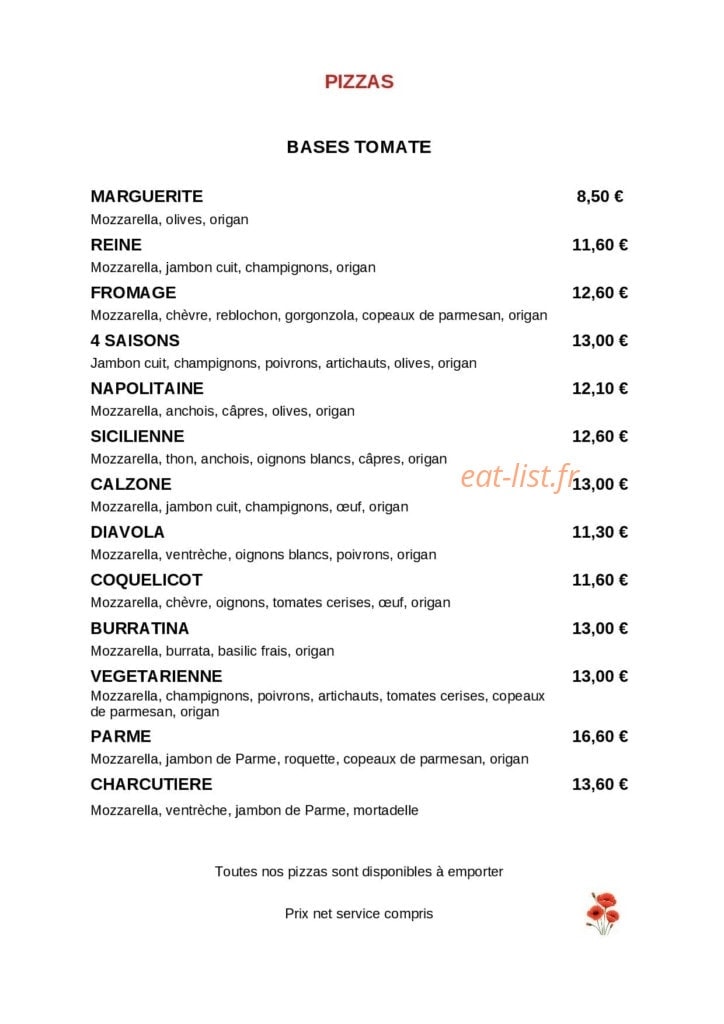Le coquelicot — carte page 5