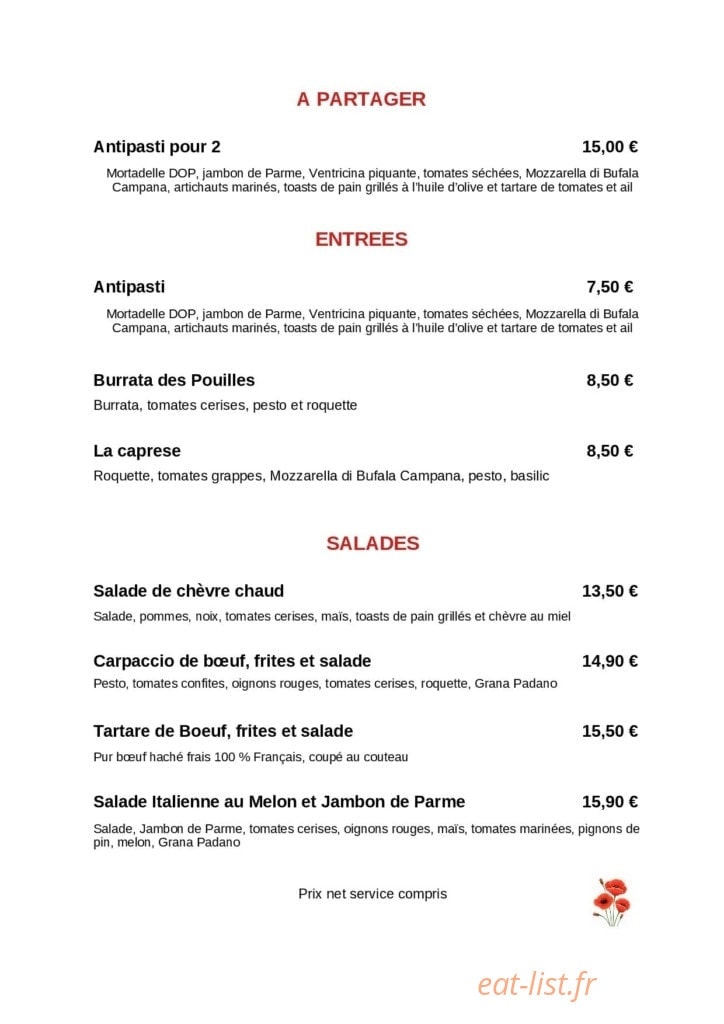 Le coquelicot — carte page 2
