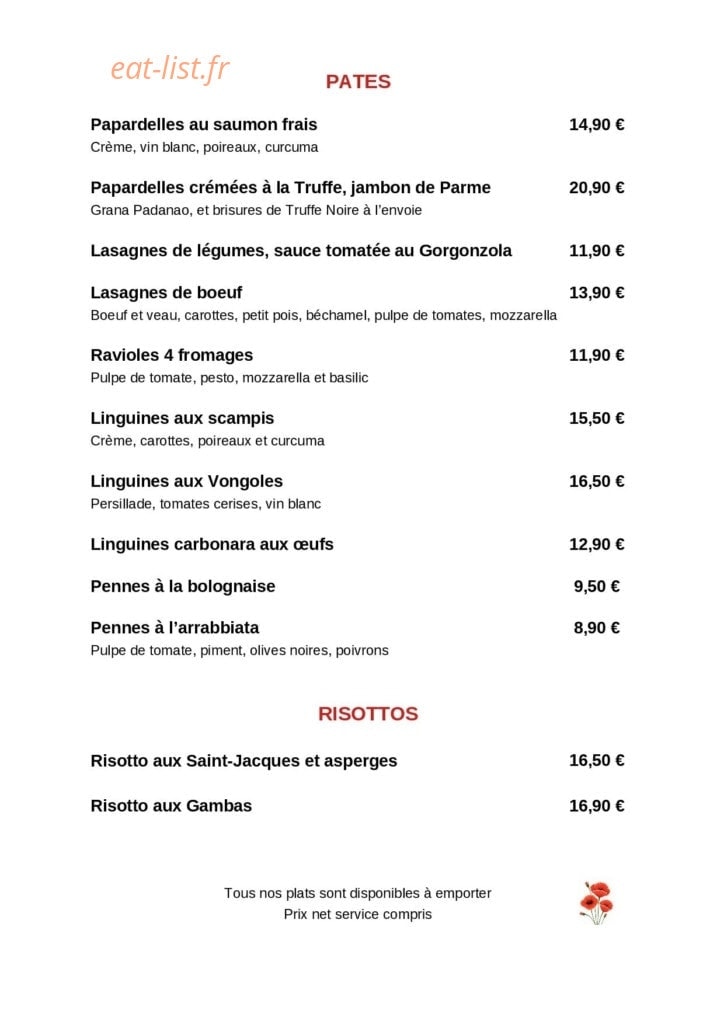 Le coquelicot — carte page 4