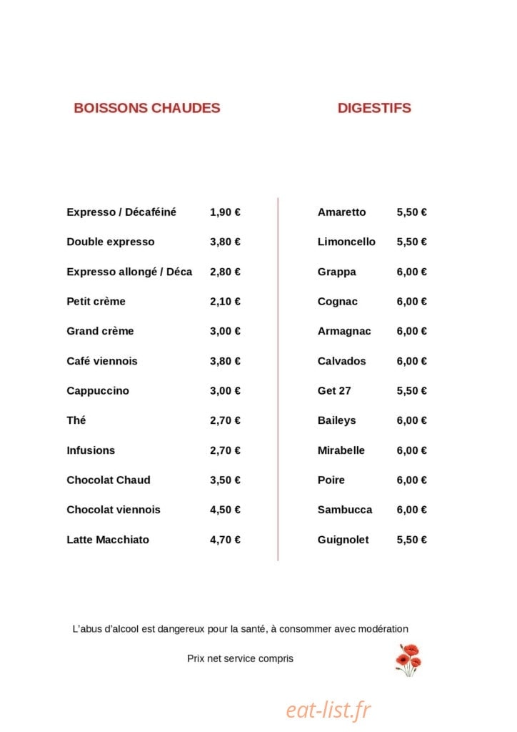 Le coquelicot — carte page 9