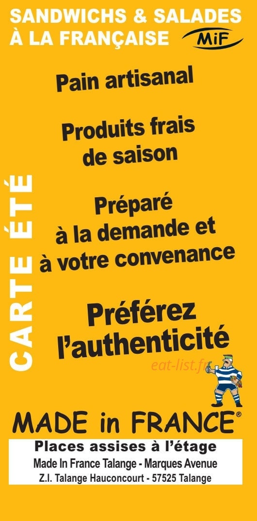 Made in France — carte page 1