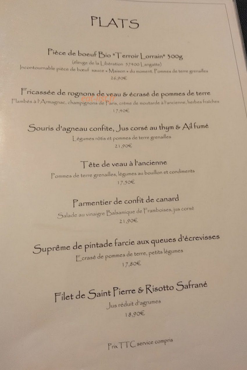 L'Escale — carte page 1
