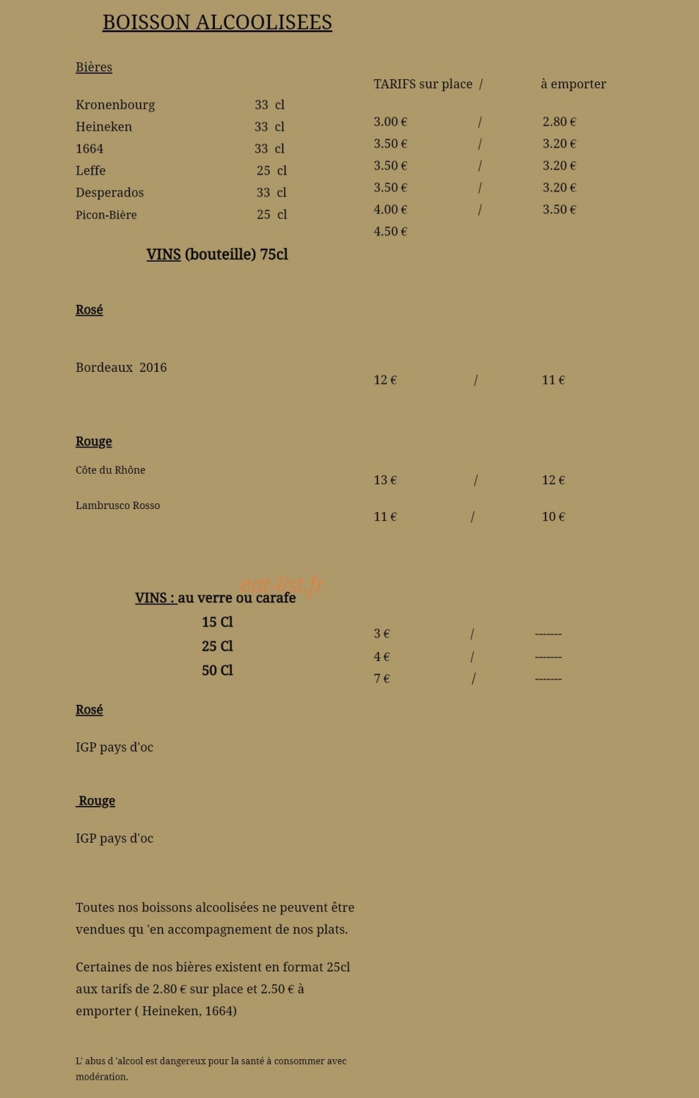 O' Fée Maison — carte page 4