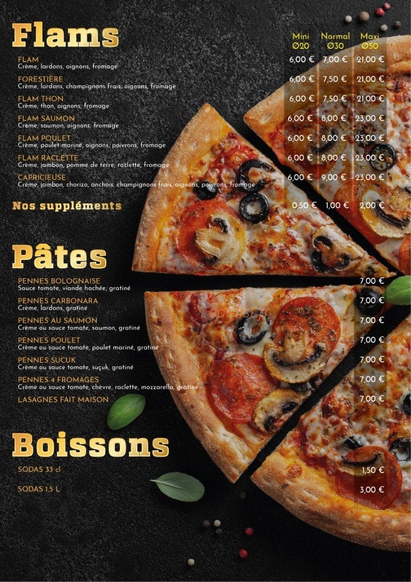My Pizza — carte page 2