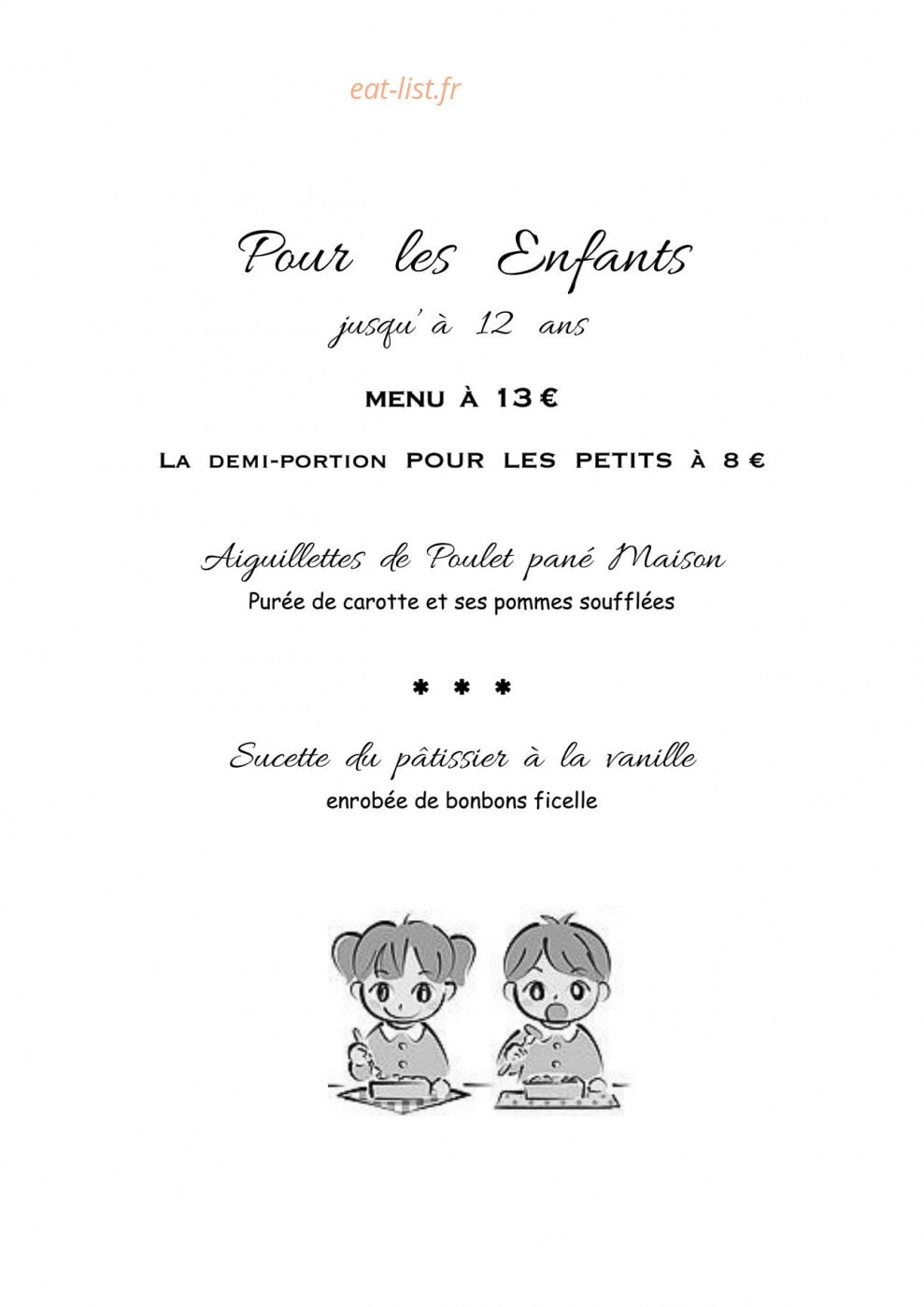 Auberge de La Forêt — carte page 5