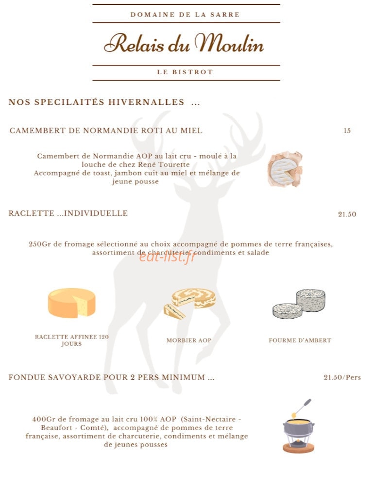 Relais du Moulin — carte page 4