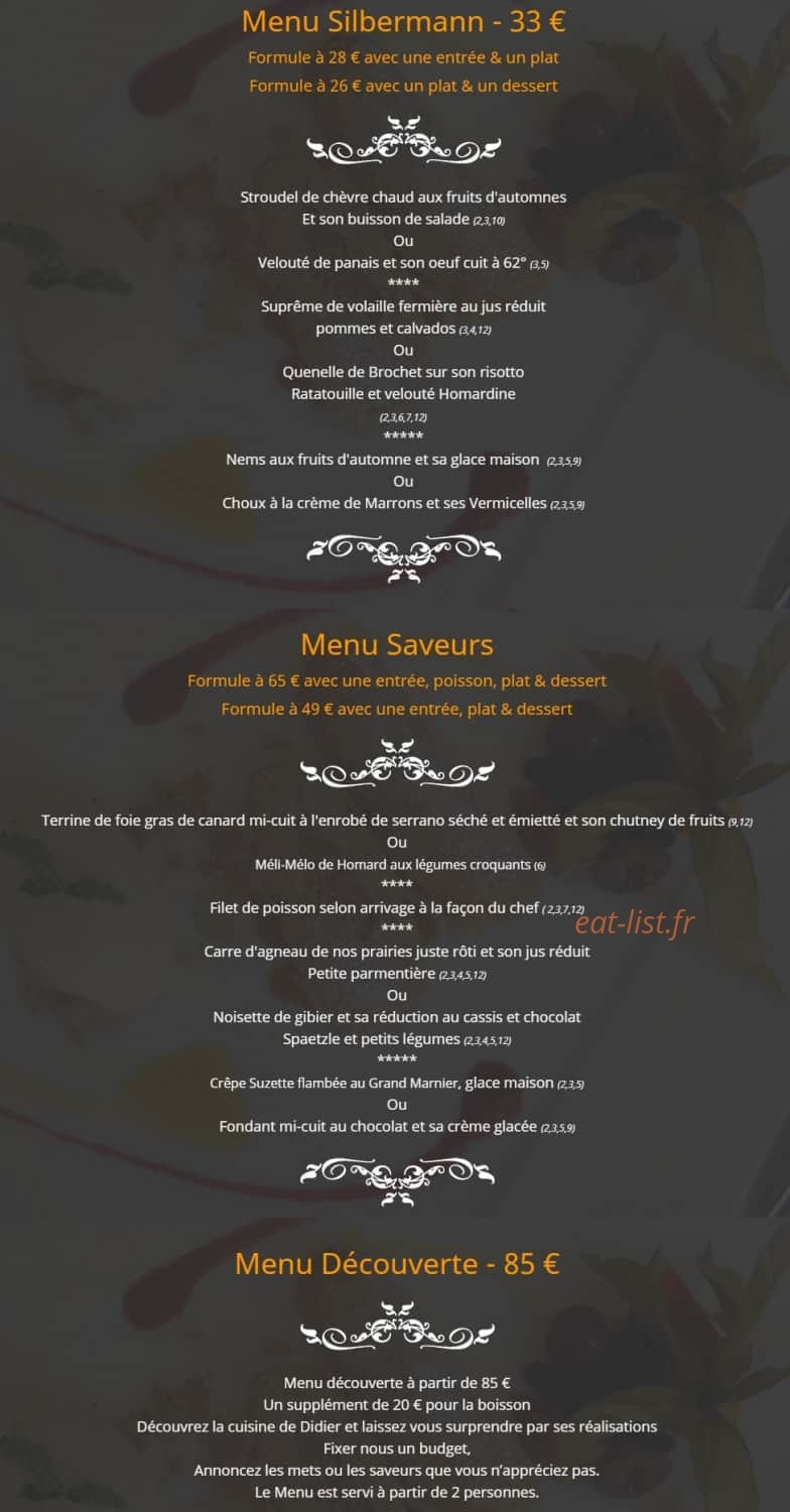 Hostellerie Du Prieuré Soulier — carte page 4
