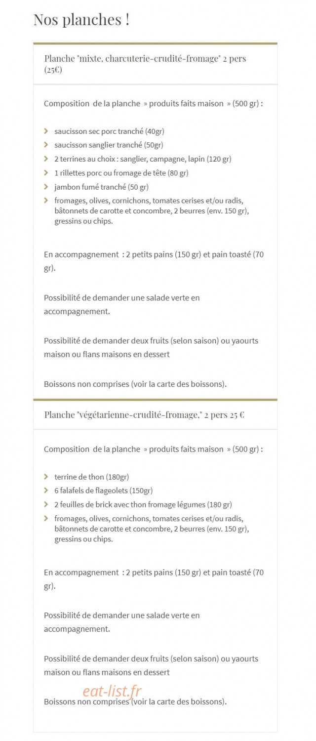 Le Petit Flo — carte page 2