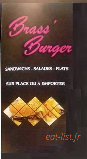 Brass burger — carte page 1