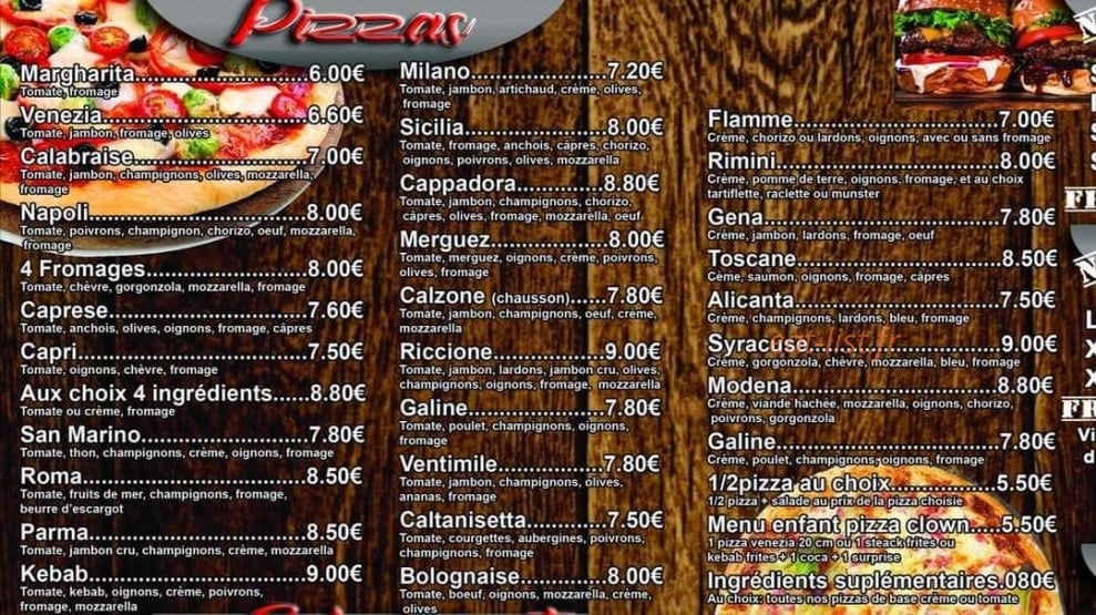 El Cappadora — carte page 3