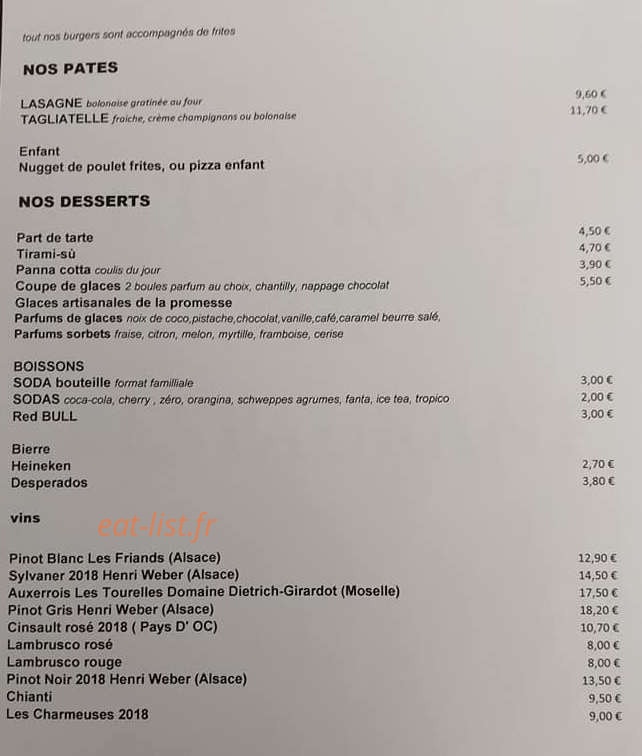 L'imprevu — carte page 2