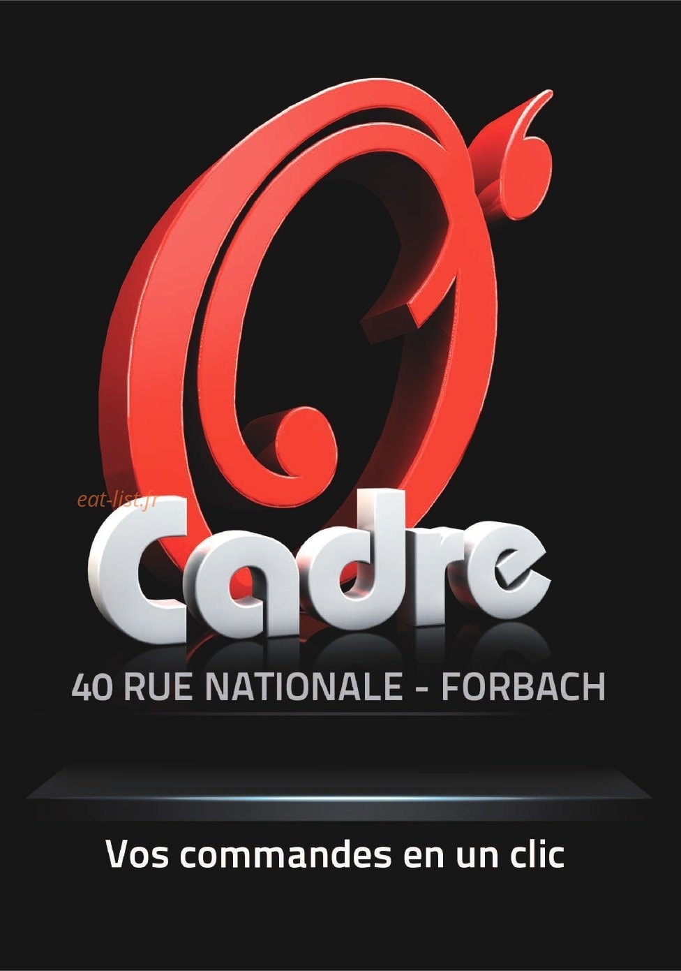 0'Cadre — carte page 1