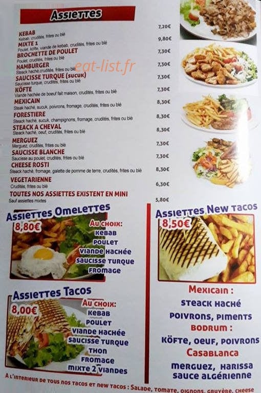 Bar'a tacos — carte page 2