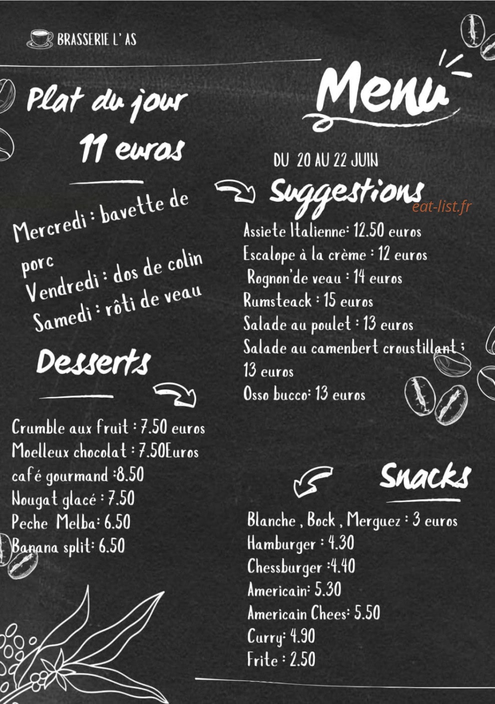 L'AS — carte page 1