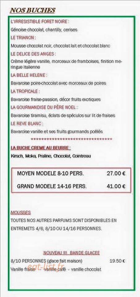 La Baguette d'Amour — carte page 1