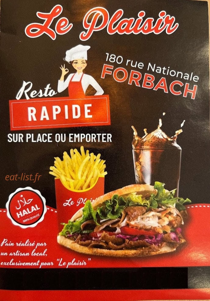Le plaisir — carte page 1