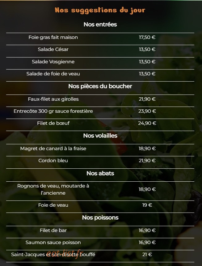 Les Toquets — carte page 1