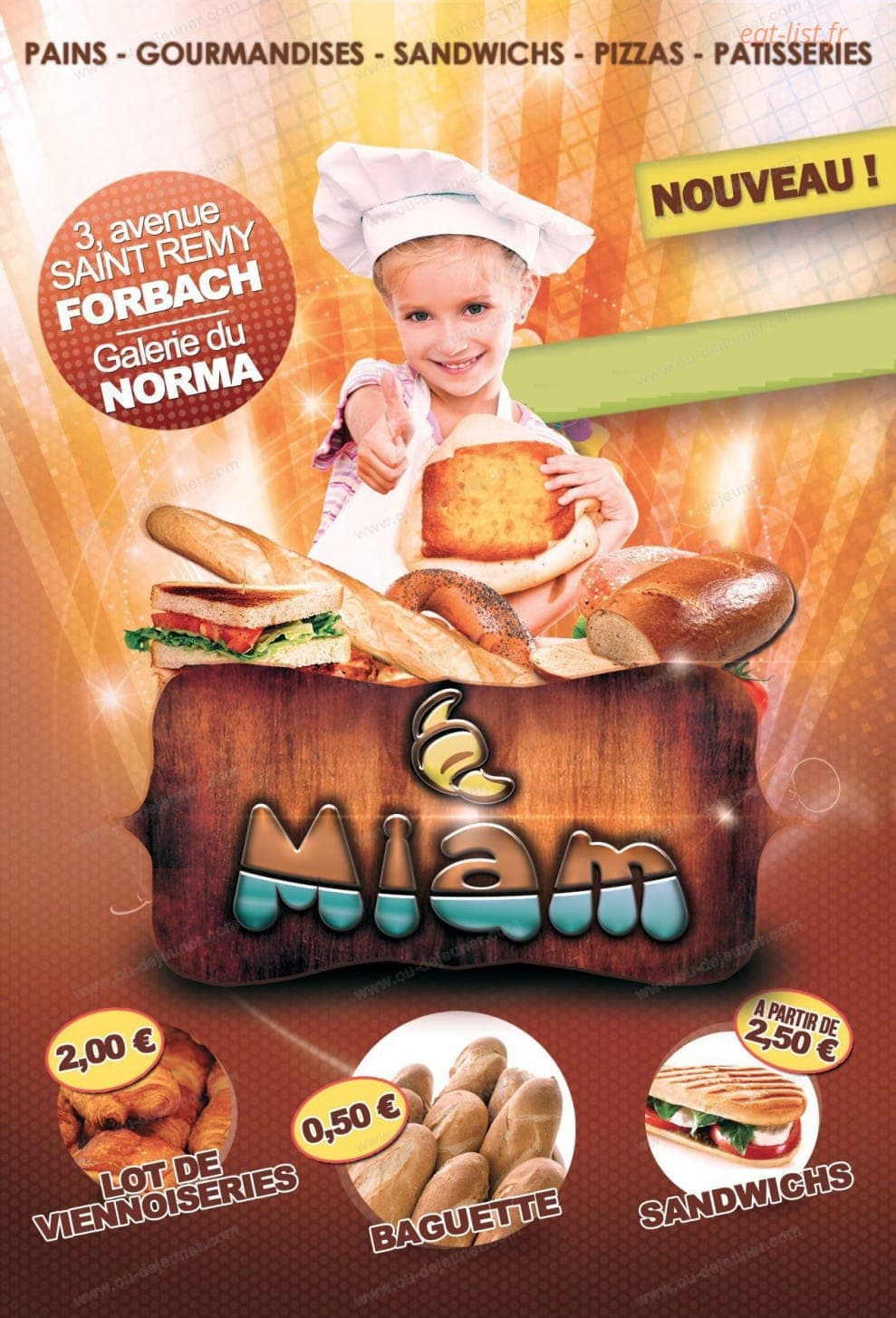 Miam — carte page 1