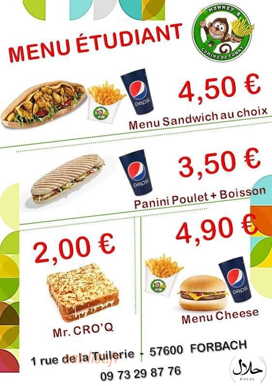 Monkey''s — carte page 2