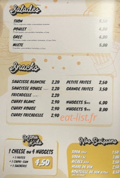Ricky’s — carte page 3