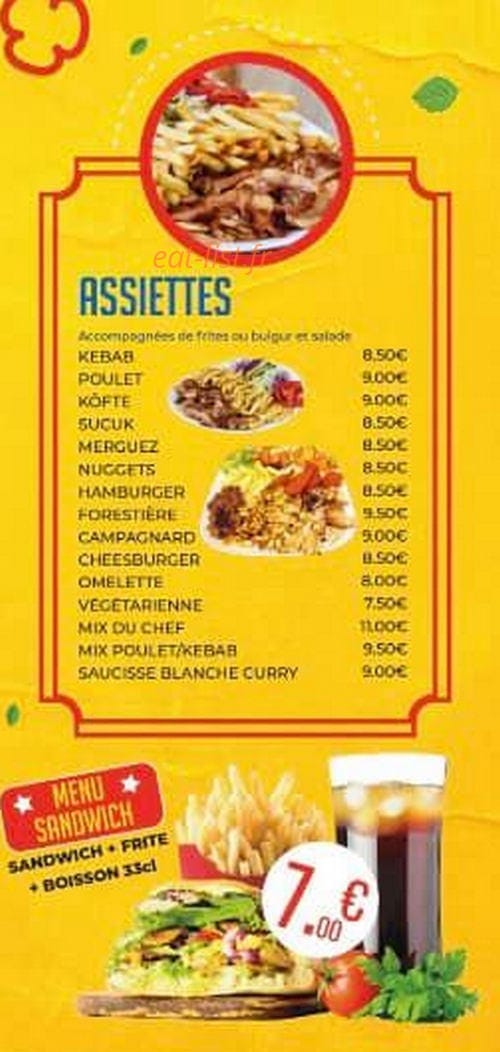 Snack Omer — carte page 2