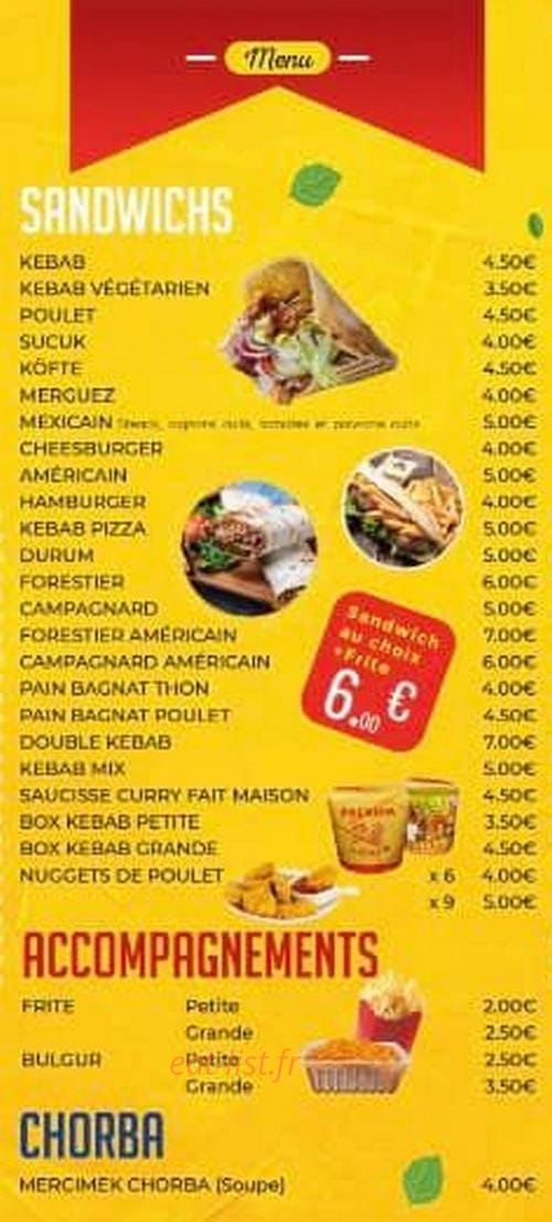 Snack Omer — carte page 4