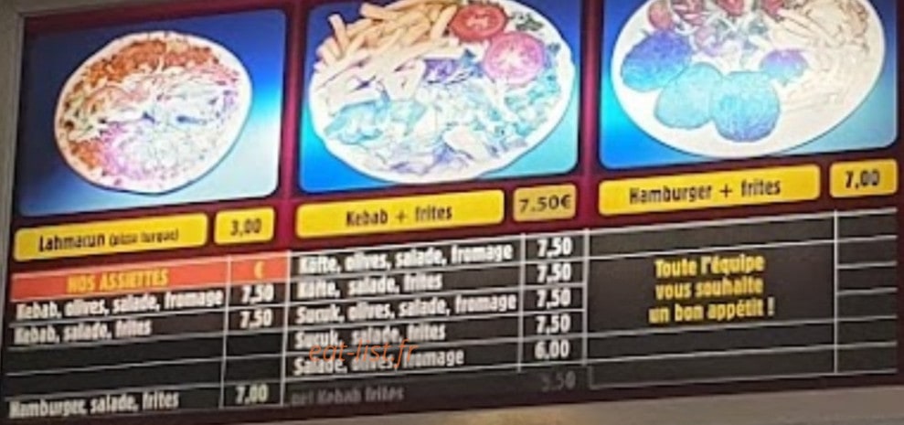 Star Kebab — carte page 2