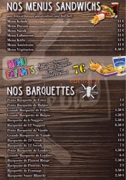 Chez Cambel — carte page 3