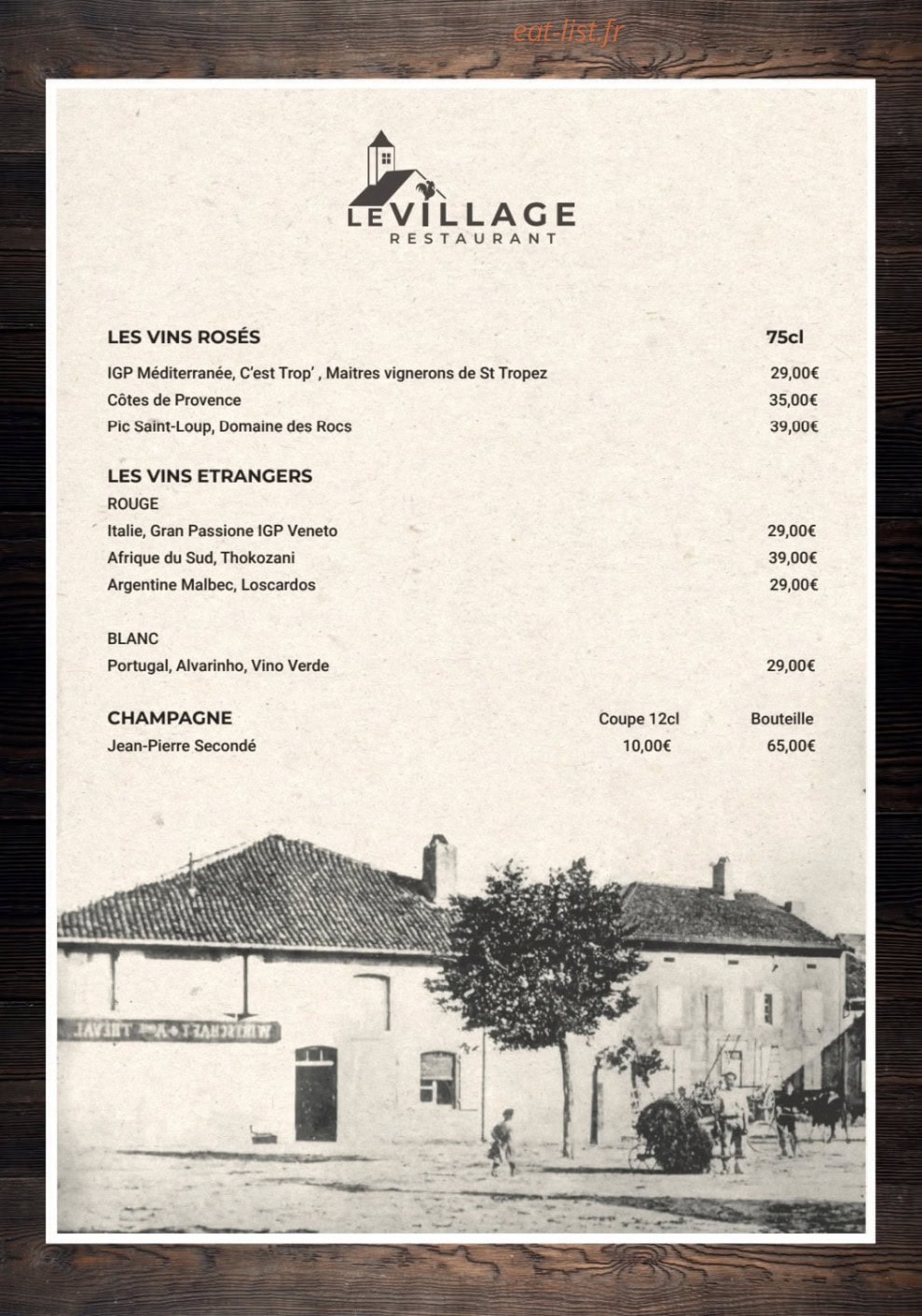 Le Village — carte page 11