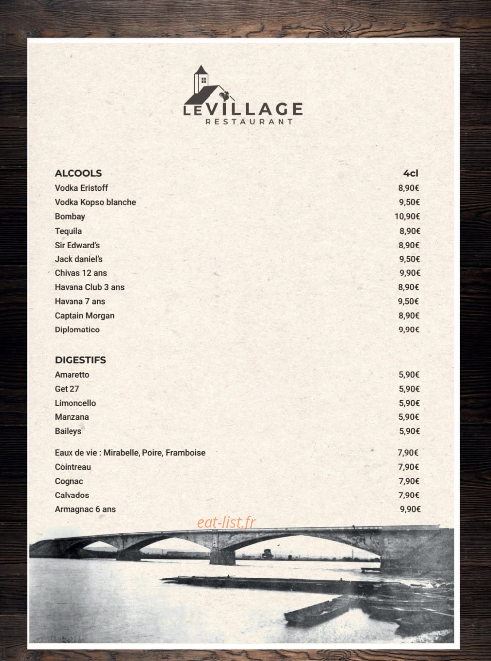 Le Village — carte page 12