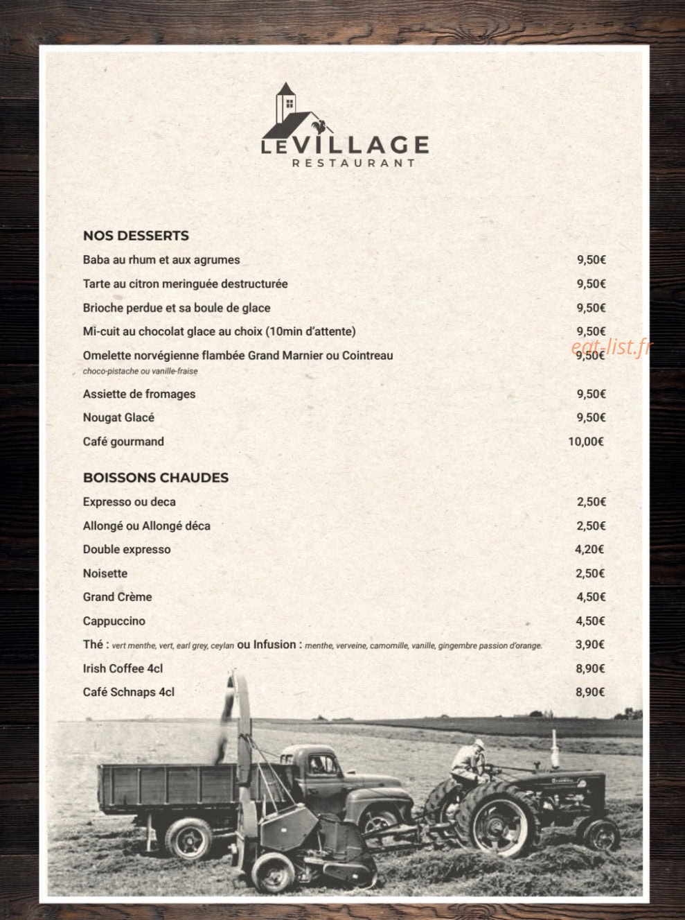 Le Village — carte page 4