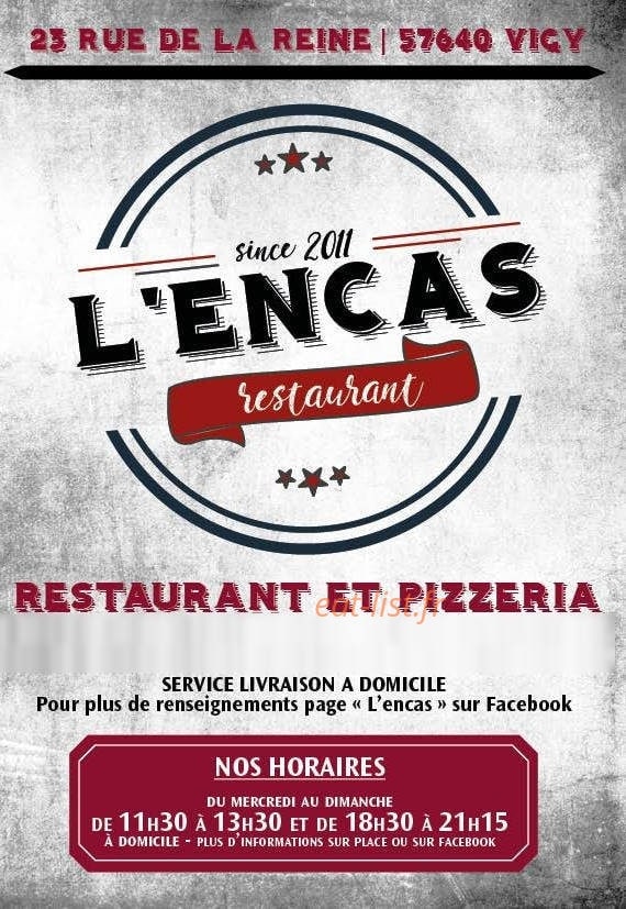L'Encas — carte page 1