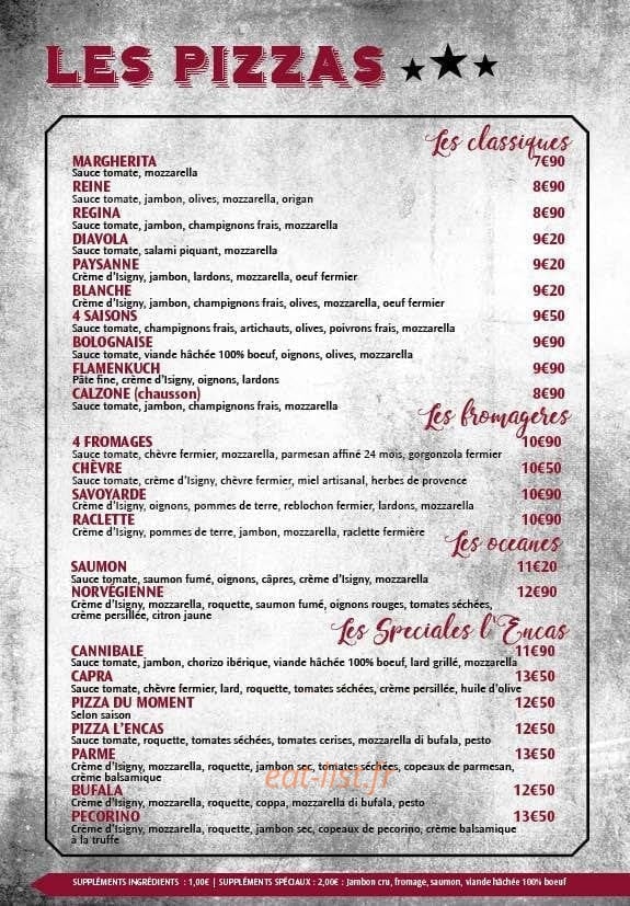 L'Encas — carte page 2